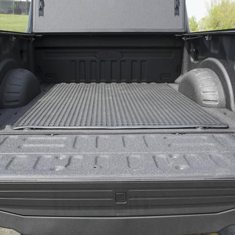 Buffalo Tools TBM46 4' x 6' Extra Thick Heavy Duty 38lb Rubber Truck Bed Mat, All Weather Protection