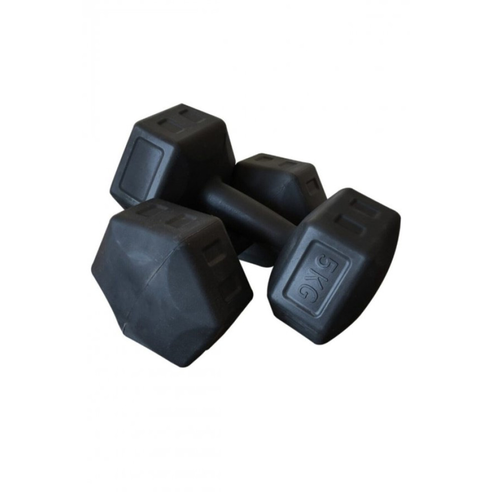 Buffer Dambil Seti Fitness Vucut Gelistirme Aleti 5 Kg X 2 Adet 10 Kg Dumbell Agirlik Seti - Siyah Dambıllar & El / Ayak Ağırlıkları Fiyatı