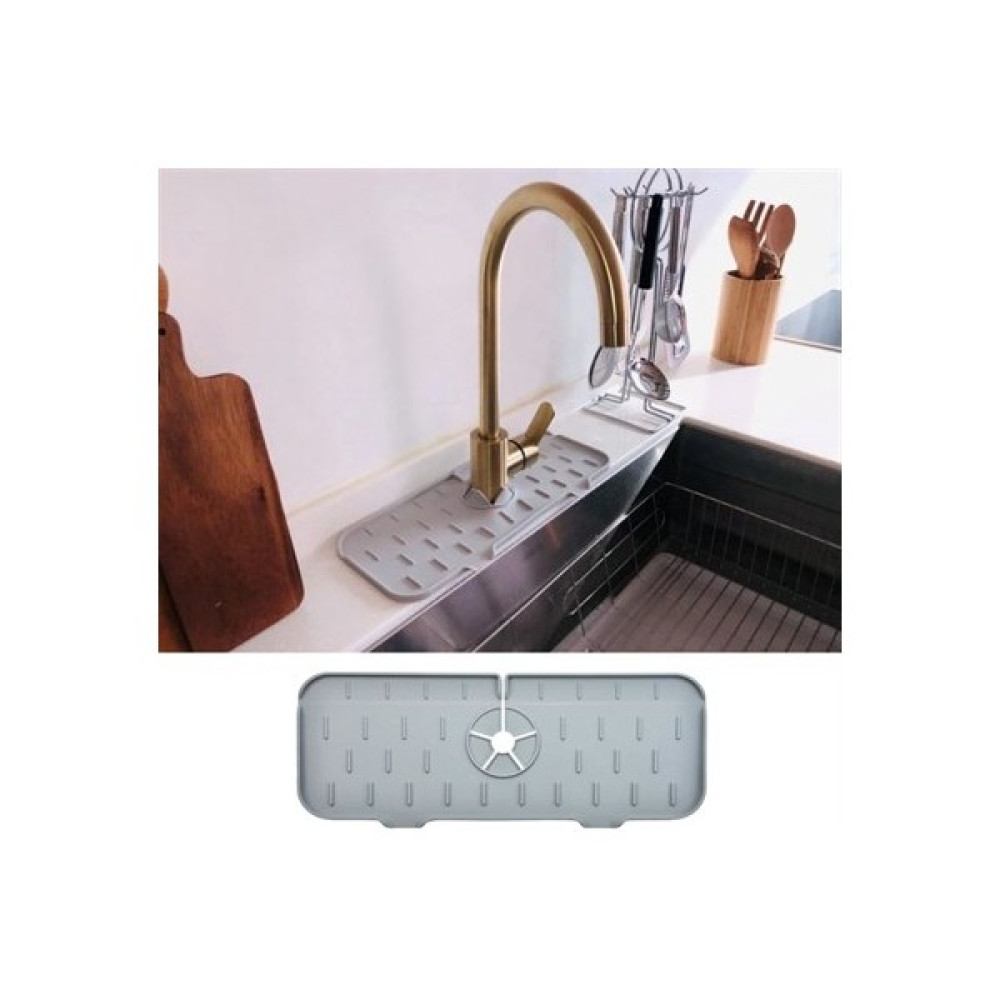 Buffer® Lavabo Için Silikon Esnek Mat Musluk Sapı Damlama Tutucu Raf Mutfak Tezgahı Sıçrama Koruma - Beyaz Bulaşık Yıkama Fiyatı