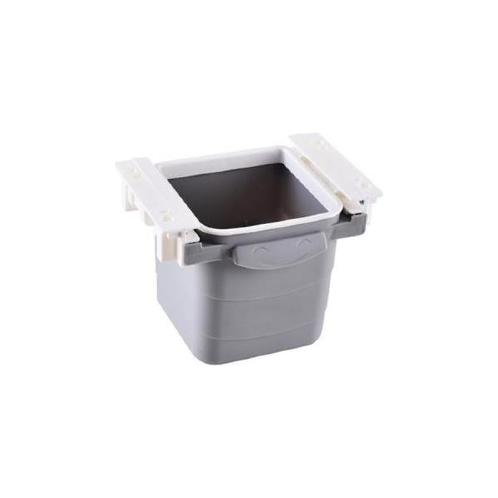 BUFFER® Mini Masa Çöp Kovası Plastik Tezgah Altı Geri Çekilebilir Yapışkanlı Görünmez Bölme Pratik Eşya Saklama / Düzenleme Fiyatı