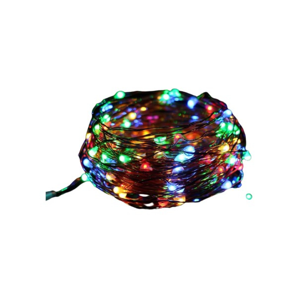 Buffer Pilli Renkli Peri LED Işık Saçak 10 Metre Dekoratif Aydınlatma (Rgb) Led Aydınlatmalar Fiyatı