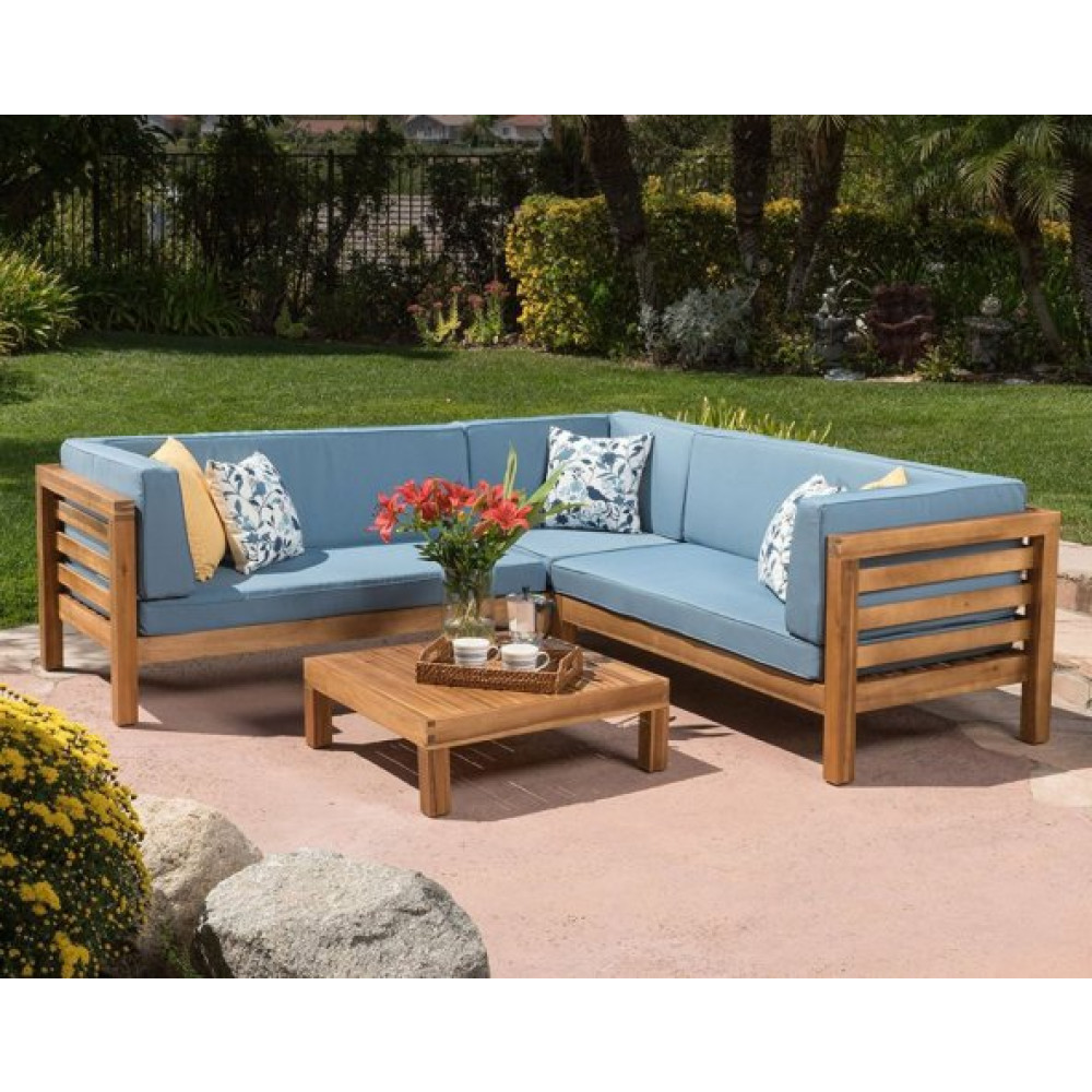 Buggy Wood (160X160 Kose) Bahce,Balkon,Teras,Ev Ve Dis Mekan Kose Koltuk Köşe Takımı / Seti Fiyatı