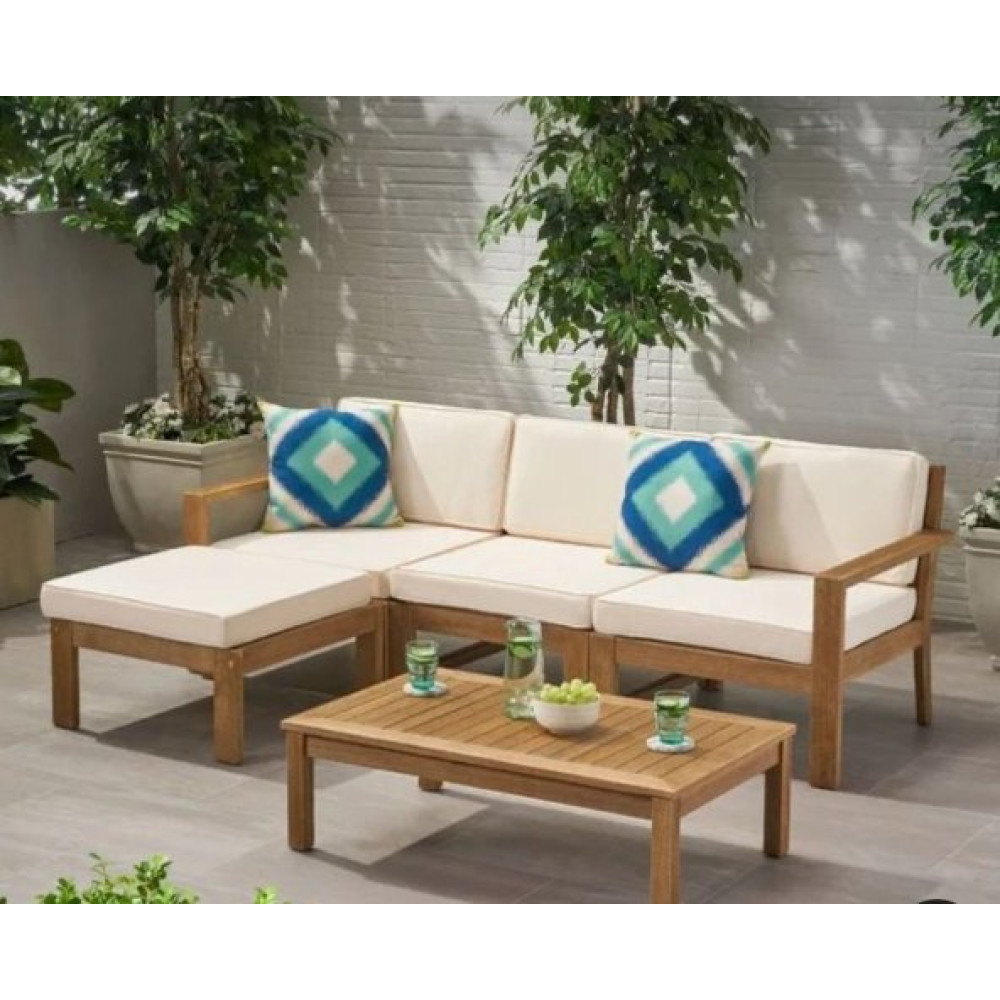 Buggy Wood (180X120 Kose) Bahce,Balkon,Teras,Ev Ve Dis Mekan Kose Koltuk Köşe Takımı / Seti Fiyatı