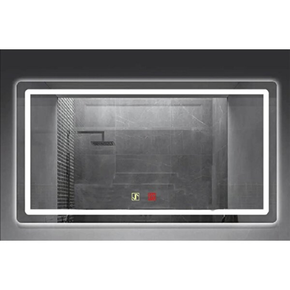 Buğusan 60X80 cm Buğu Çözücülü Dokunmatik Işıklı Kumlamalı Banyo Aynası - 60 X 80 Banyo Aynası Fiyatı