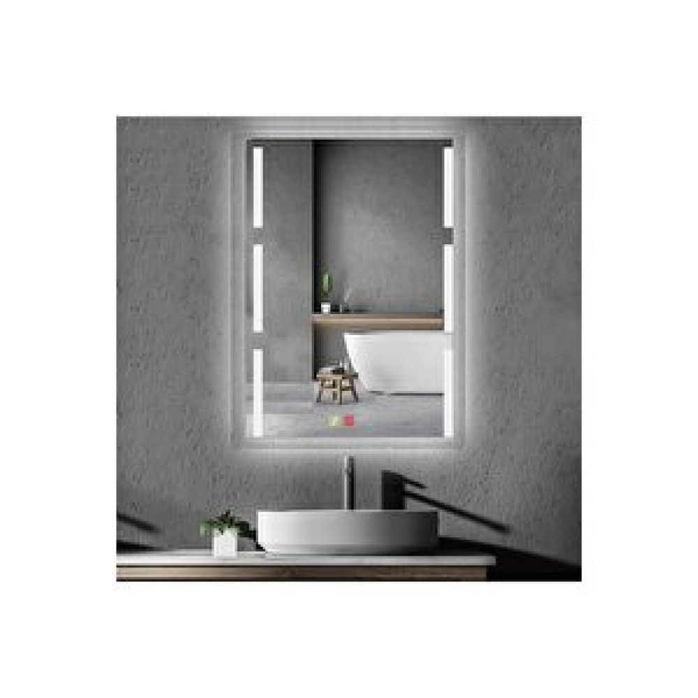 Bugusan 70x100(h) Cm Buğu Çözücülü Dokunmatik Işıklı Kumlamalı Banyo Aynası Banyo Aynası Fiyatı