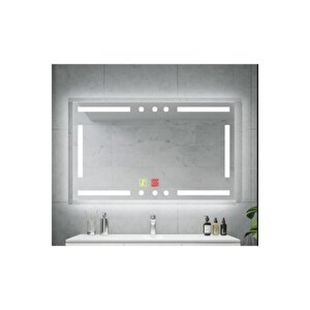 Bugusan 80x100(h) Cm Buğu Çözücülü Dokunmatik Işıklı Kumlamalı Banyo Aynası Banyo Aynası Fiyatı