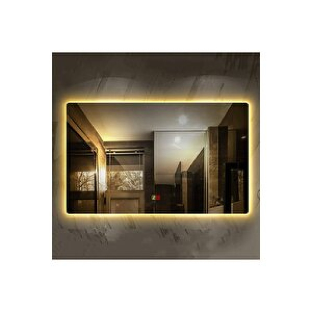 Bugusan (h)80x100 Cm Buğu Çözücülü Dokunmatik Işıklı Ledli Banyo Aynası Banyo Aynası Fiyatı