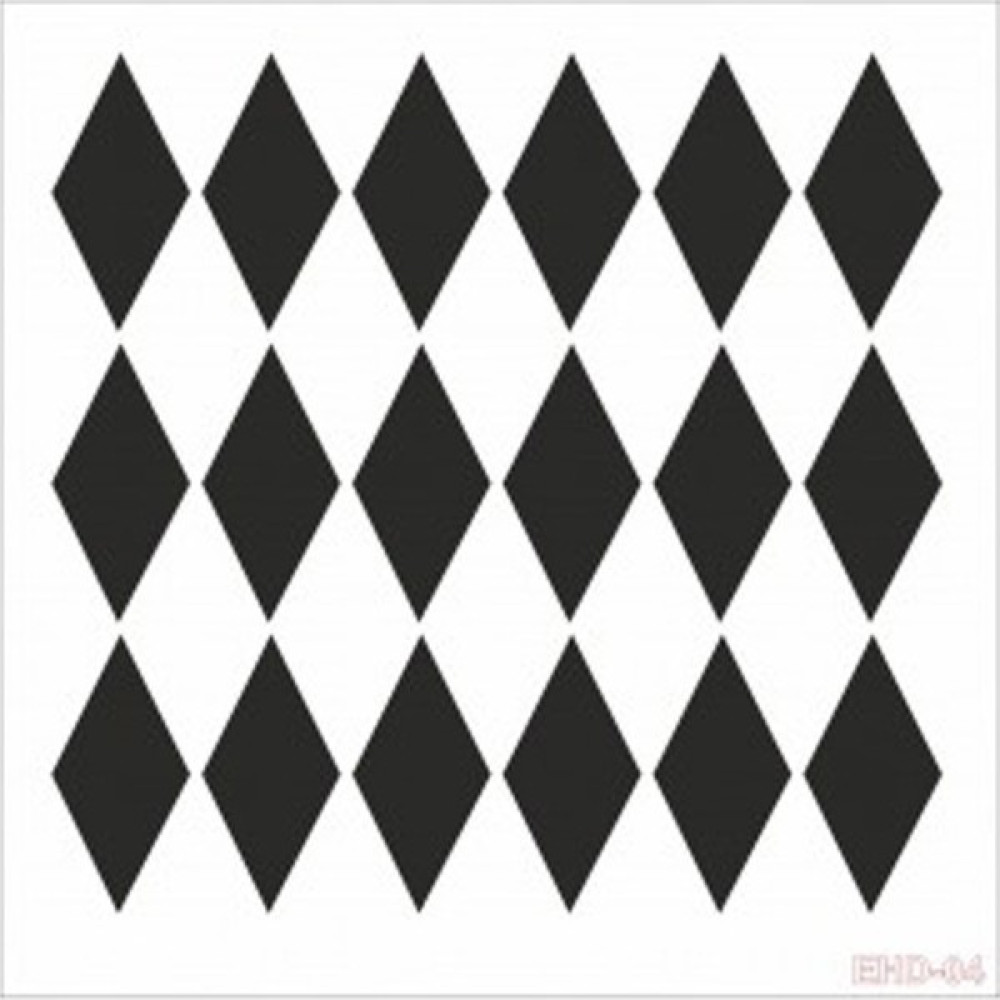 Buhobi EHD04 Karo Desen Stencil Boyama Şablonu 25 x 25 cm Oto Boyaları Fiyatı