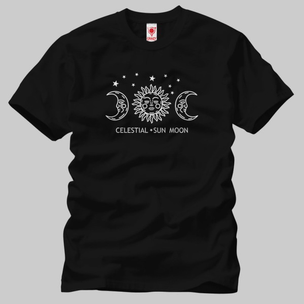 Built By Crazy Celestial Sun Moon Tişört Erkek T-shirt Fiyatı