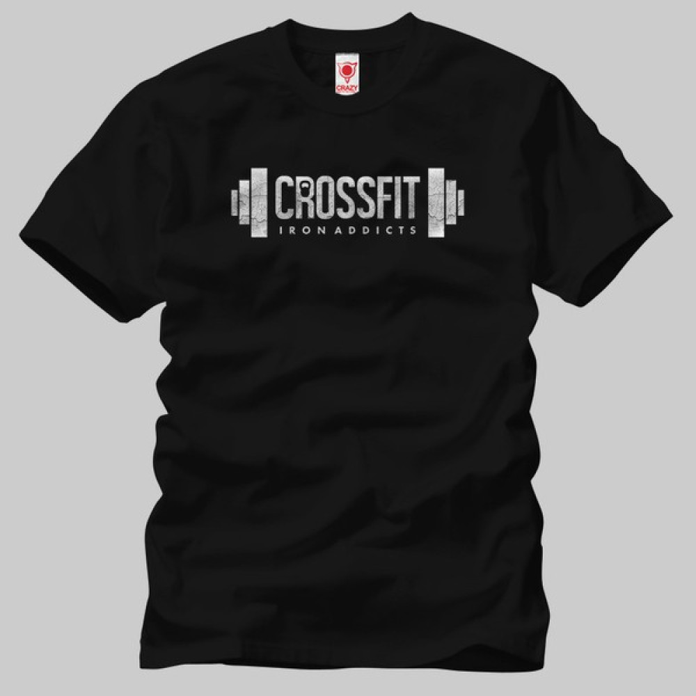Built By Crazy Crossfit Logo Tişört Erkek T-shirt Fiyatı