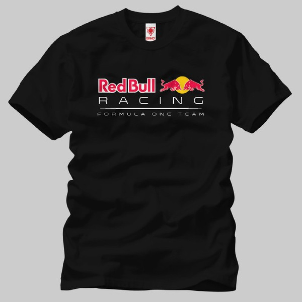 Built By Crazy Red Bull Racing Formula One Logo Tişört Erkek T-shirt Fiyatı
