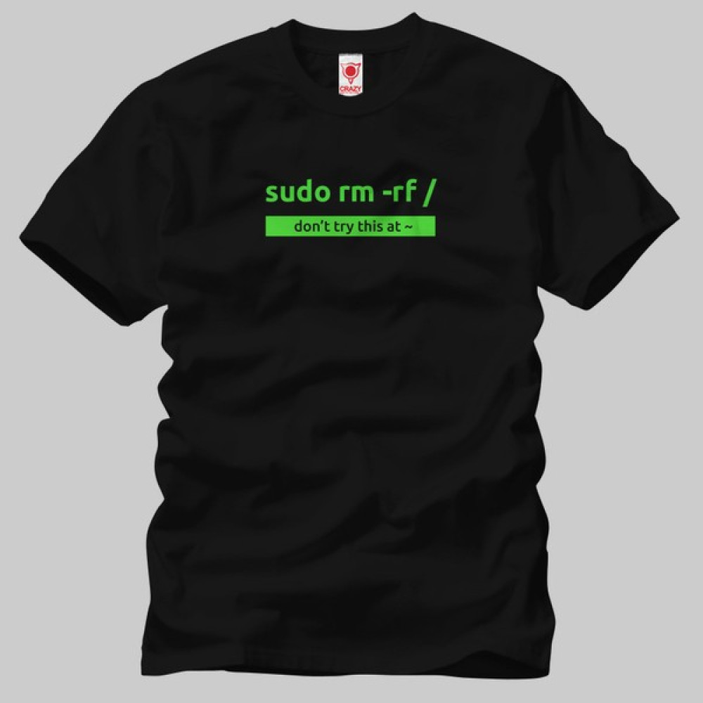 Built By Crazy Sudo Rm Rf Tişört Erkek T-shirt Fiyatı