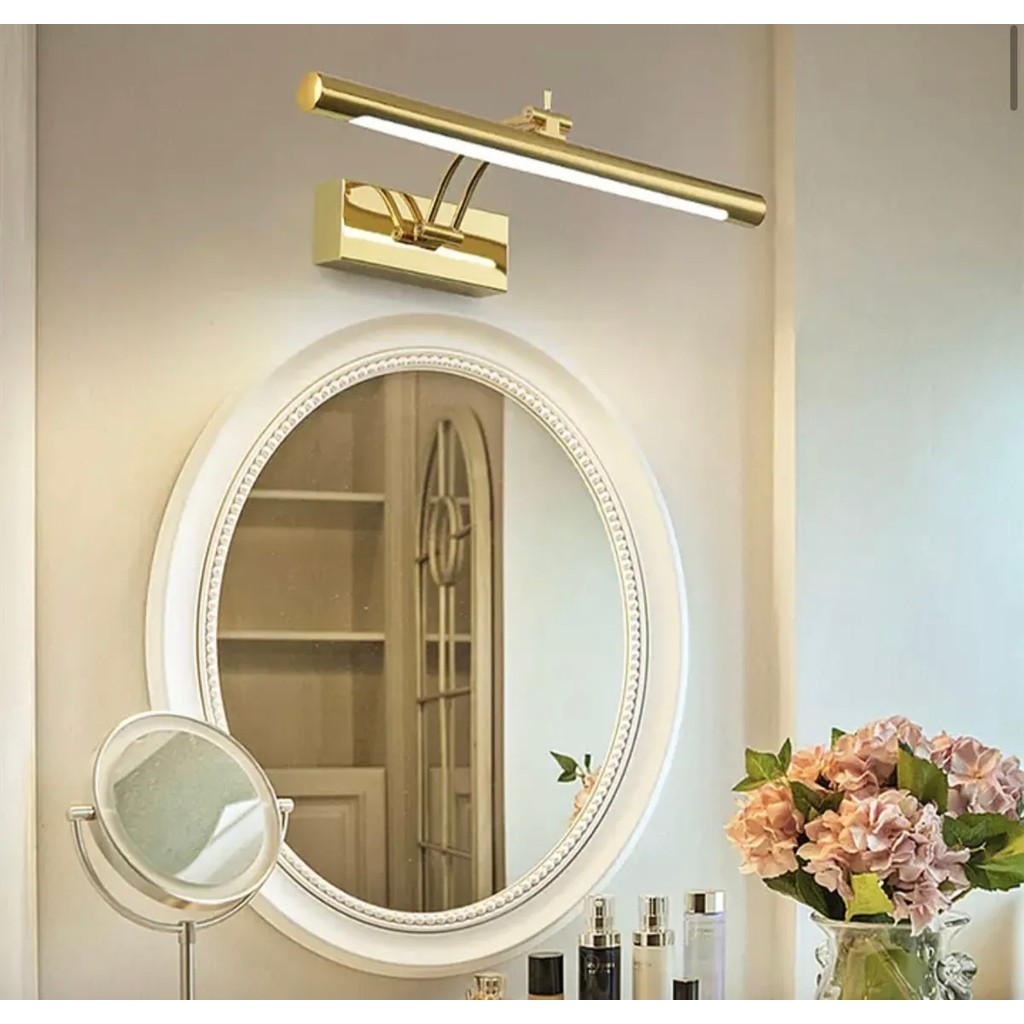 Buiva Modern Duvar LED Aplik Banyo Tablo Aydınlatma Kuğu Pelikan Aplik Gold Sarı Gün Işığı Samsung Ledli Kanvas Tablo Fiyatı