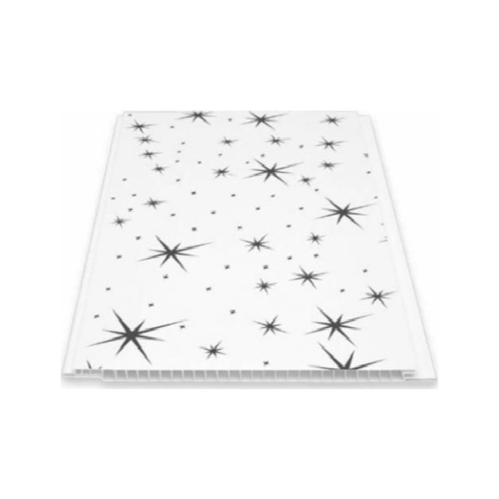Büker Plastik Siyah Yıldızlı Plastik Pvc Duvar Tavan Lambiri 10'lu 20 cm x 3 Metre 6 Metrekare - 20 cm x 3 m Dış Cephe Yalıtım Malzemeleri Fiyatı