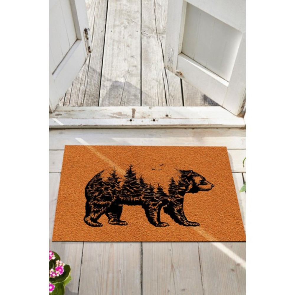 Buket Home Ayı Kapı Önü Paspası Dekoratif Kapı Paspası Dış Mekân Paspas Ev Içi Paspası 45X70CM - 45 x 70 cm - Renkli Paspas Fiyatı