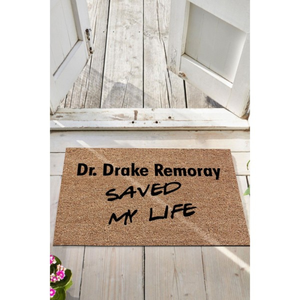Buket Home Dr. Drake Kapı Önü Paspası Dekoratif Kapı Paspası Dış Mekân Paspas Ev Içi Paspası 45X70CM - 45 x 70 cm - Renkli Paspas Fiyatı