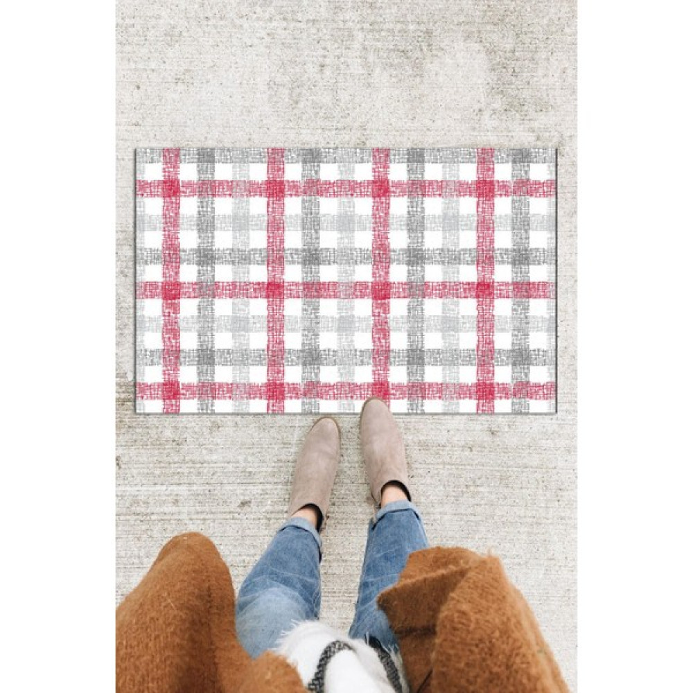 Buket Home Kapı Önü Paspası Dekoratif Kapı Paspası Dış Mekân Paspas Ev Içi Paspası 45X70CM - 45 x 70 cm - Renkli Paspas Fiyatı