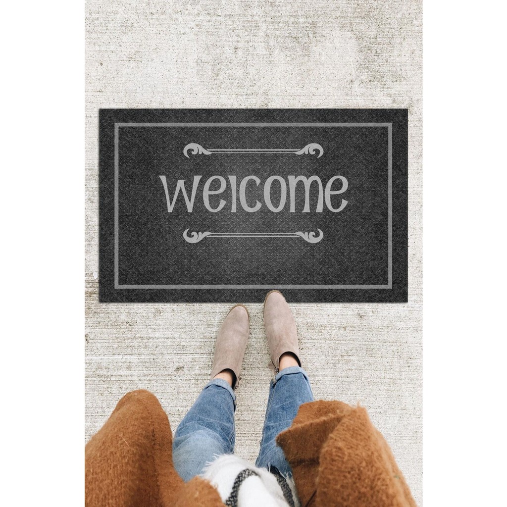 Buket Home Kapı Önü Paspası Dekoratif Kapı Paspası Dış Mekân Paspas Ev Içi Paspası 45X70CM - Renkli - 30 x 60 cm Araca Özel Paspaslar Fiyatı