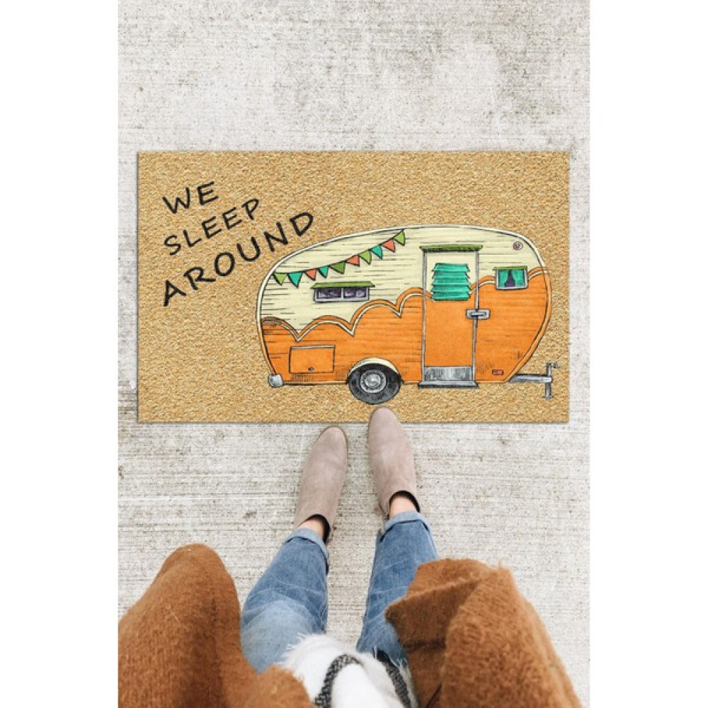 Buket Home Karavan Kapı Önü Paspası Dekoratif Kapı Paspası Dış Mekân Paspas Ev Içi Paspası 45X70CM - 45 x 70 cm - Renkli Paspas Fiyatı
