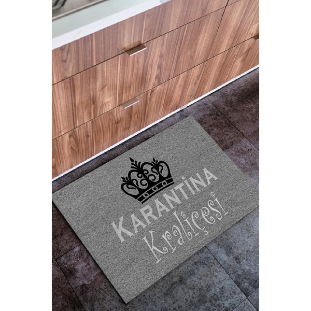 Buket Home Kraliçe Iç ve Dış Mekan Dekoratif Çok Amaçlı Kapı Önü Paspası - 45 x 70 cm - Renkli Paspas Fiyatı