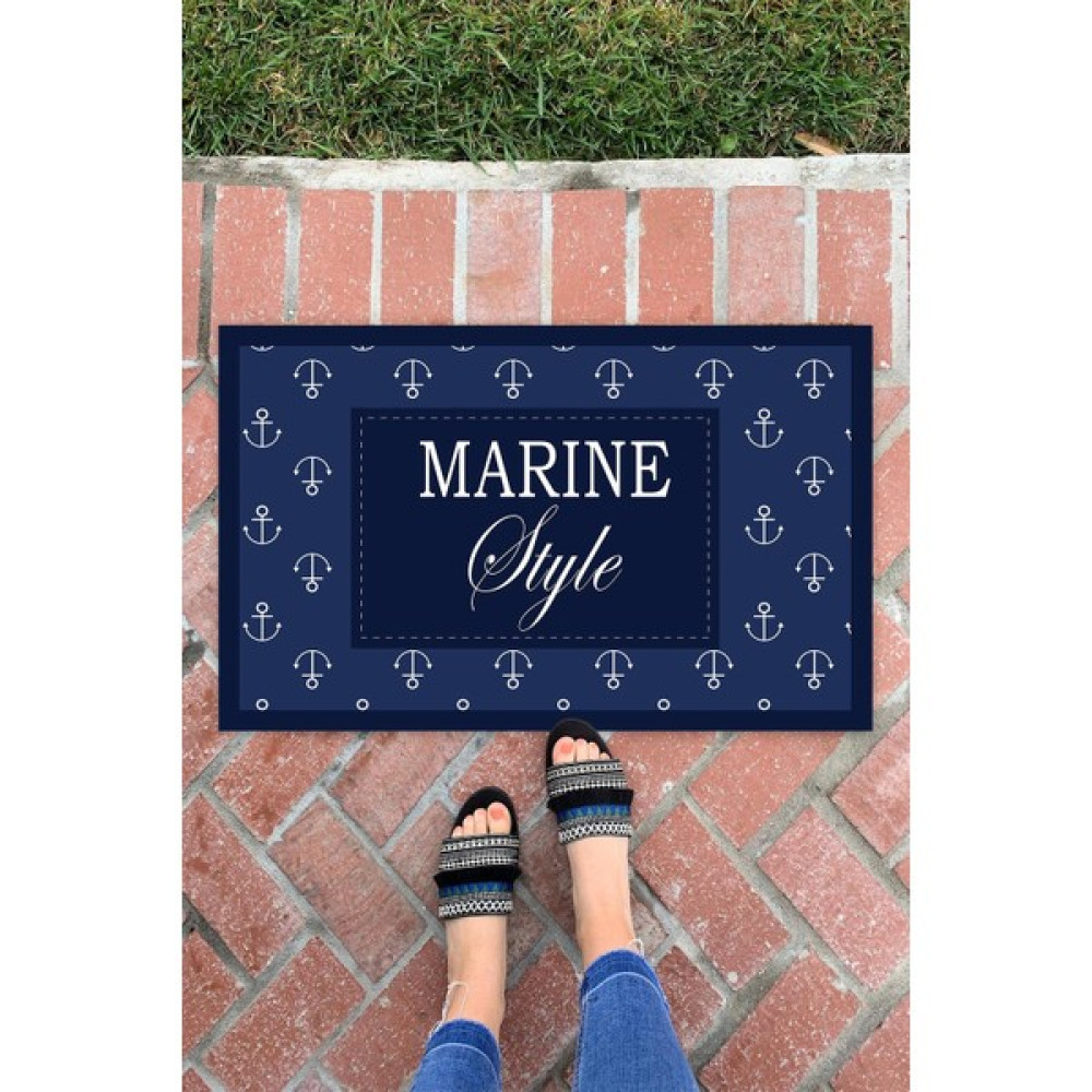 Buket Home Marine Iç ve Dış Mekan Dekoratif Çok Amaçlı Kapı Önü Paspası - 45 x 70 cm - Renkli Paspas Fiyatı