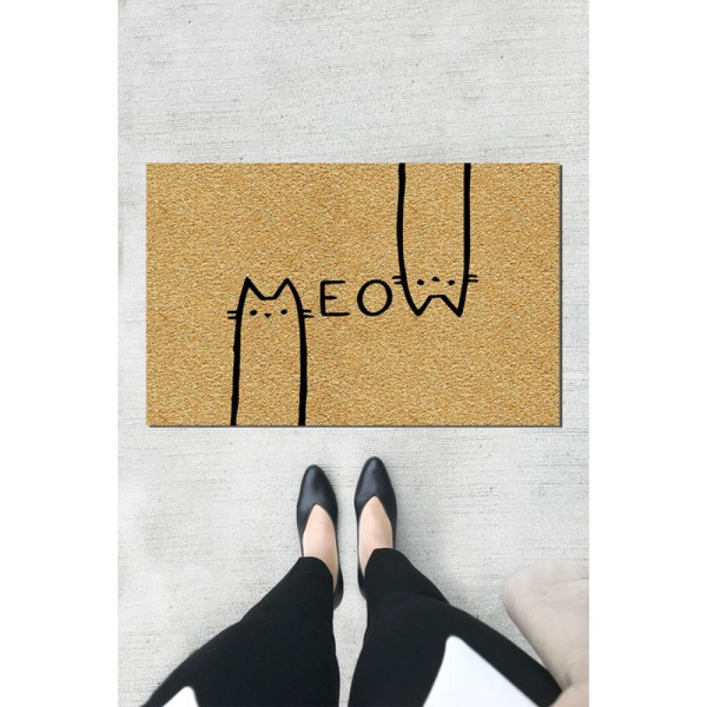 Buket Home Meov Kapı Önü Paspası Dekoratif Kapı Paspası Dış Mekân Paspas Ev Içi Paspası 45X70CM - 45 x 70 cm - Renkli Paspas Fiyatı