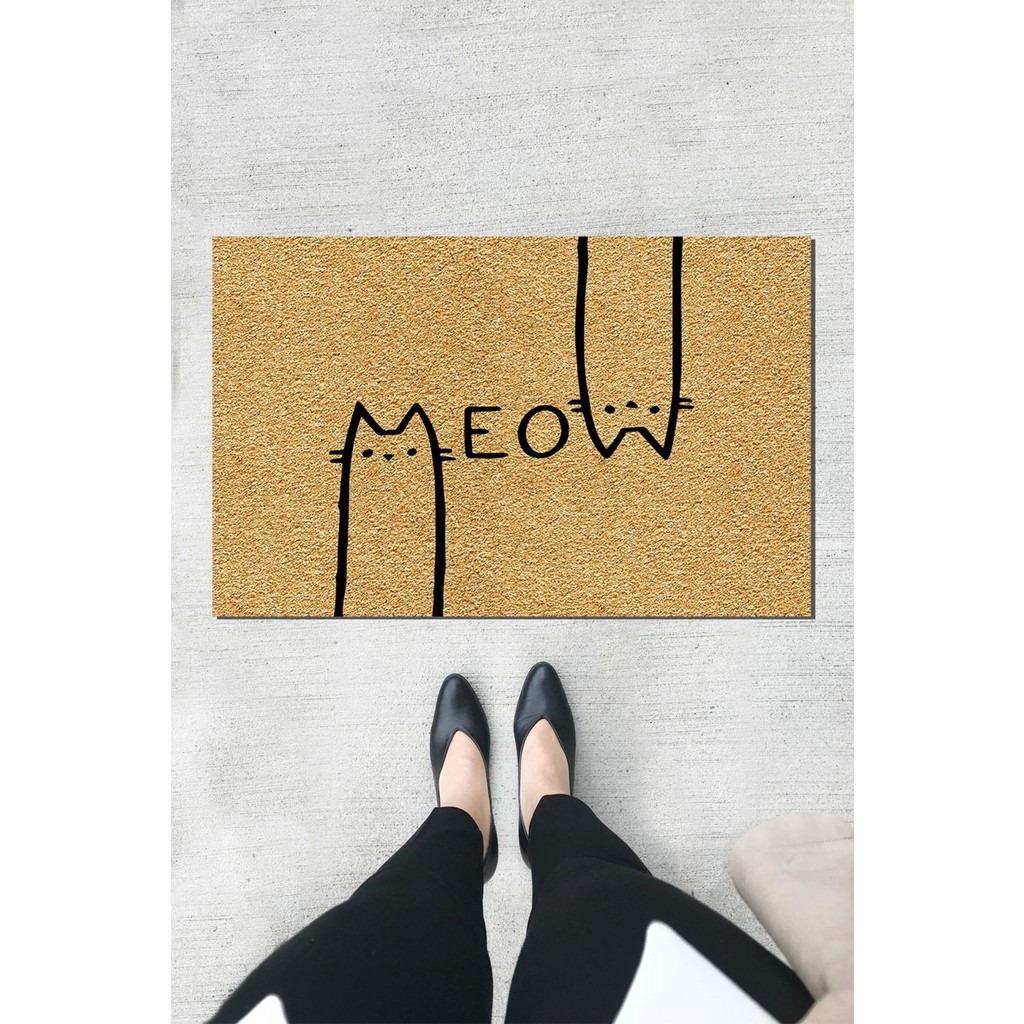 Buket Home Meov Kapı Önü Paspası Dekoratif Kapı Paspası Dış Mekân Paspas Ev Içi Paspası 45X70CM - Renkli - 30 x 60 cm Araca Özel Paspaslar Fiyatı