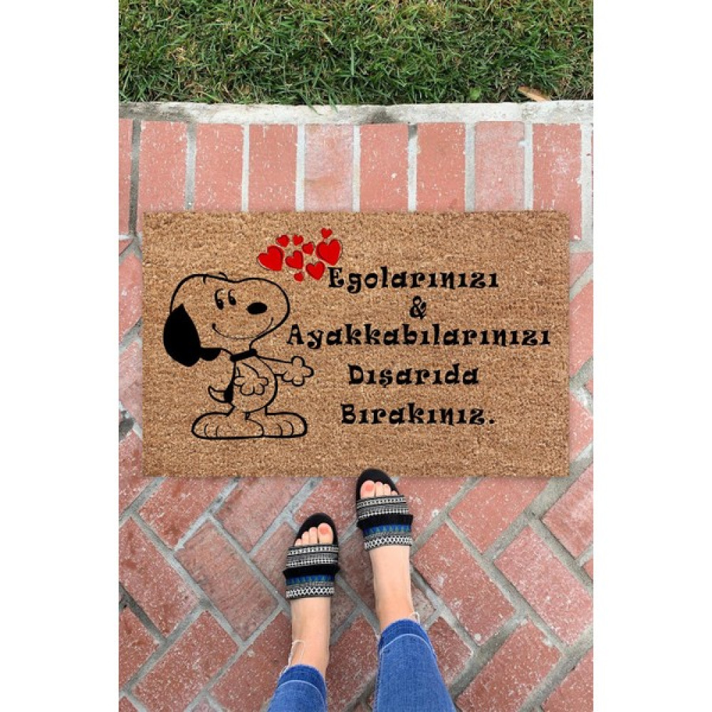 Buket Home Snoopy Iç ve Dış Mekan Dekoratif Çok Amaçlı Kapı Önü Paspası - 45 x 70 cm - Renkli Paspas Fiyatı