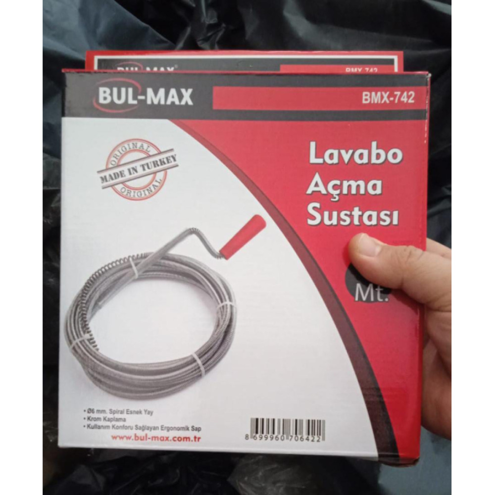 Bul-Max Lavabo Acici Tel Susta 8 Metre (Bmx-742) Lavabo Fiyatı