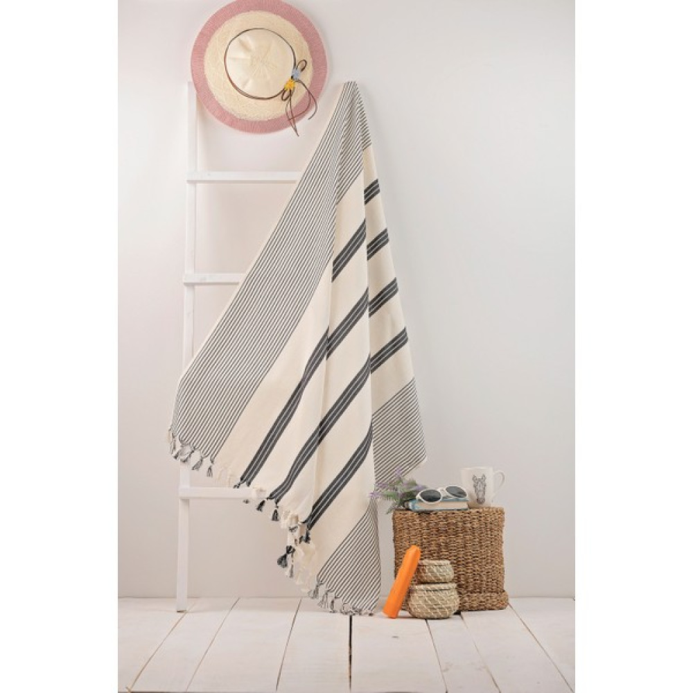 Buldan Store Bella Peştemal (Ekru) %100 Pamuk 95 x 180 cm. Banyo Havlusu, Plaj Havlusu - 95 x 180 cm - Ekru Peştamal Fiyatı
