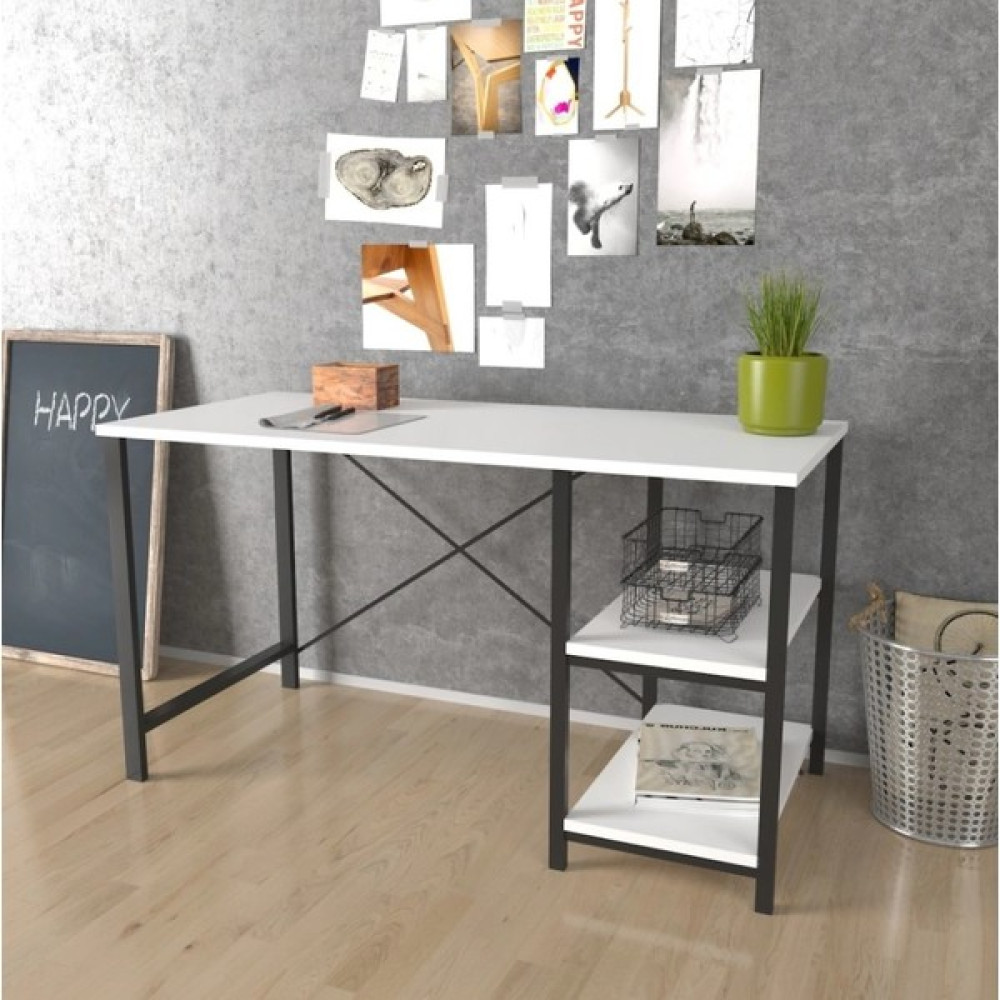 BULDUMALDIM Metal Çalışma Masası 50x120 Beyaz - Y: 73 cm D: 60 cm G: 120 cm Çalışma Masası Fiyatı