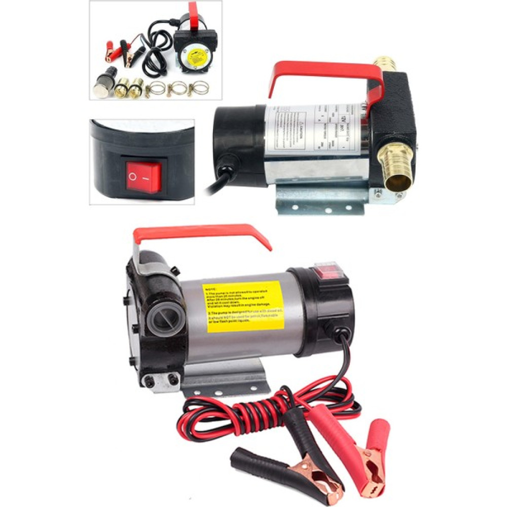 Bull Head 12 V Kendinden Emişli Elektrikli Taşınabilir Yakıt Sıvı Yağ Aktarma Mazot Pompası Paslanmaz 12V Su Motoru Fiyatı