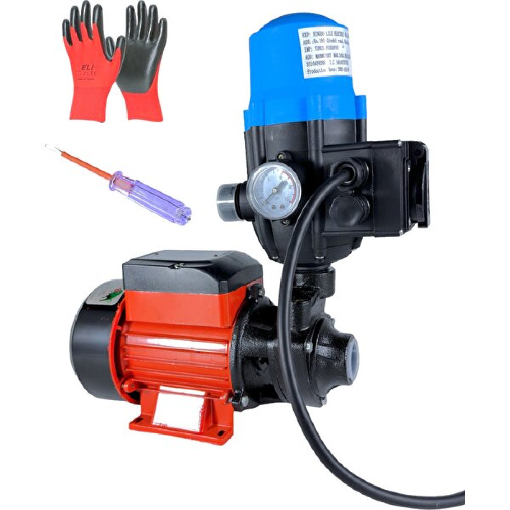 Bull Head Profesyonel Qb 60 Set Hidrofor Otomatik Su Bahçe Pompası 0.5 Hp Hidropack Pompa 2 Kat 2 Daire Su Motoru Fiyatı