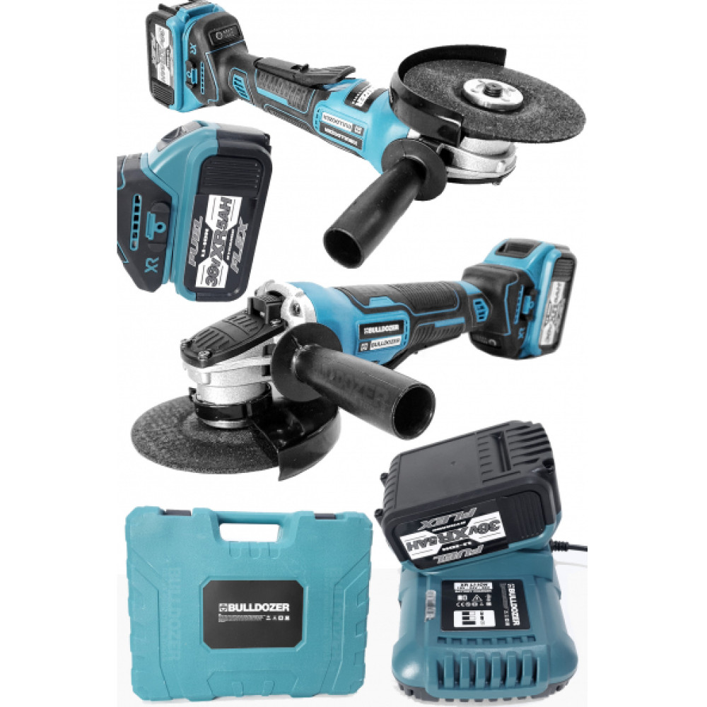 Bulldozer Komursuz Profesyonel 36Vr Cift Akulu Sarjli Avuc Taslama Spiral Brushless Taşlama Makinesi Fiyatı