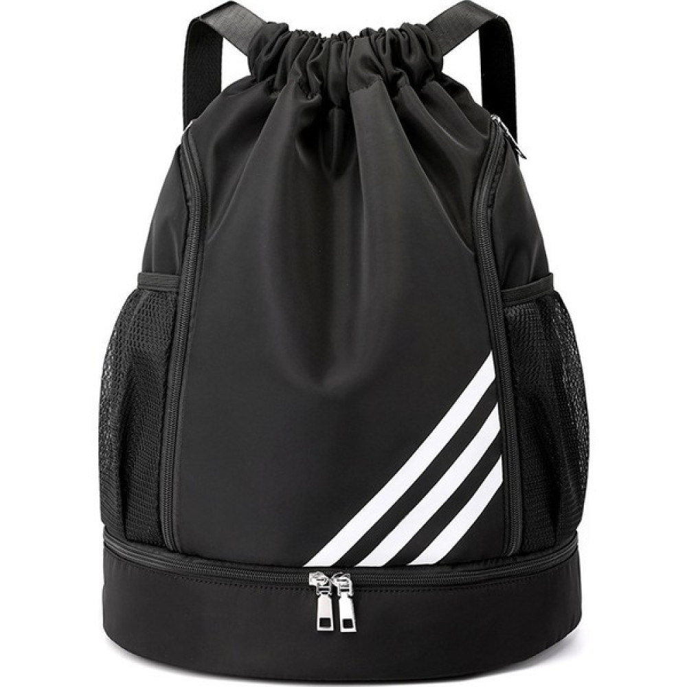 Bulletion Oxford Kumaş Büzme Ipli Çanta Ipli Cep Sırt Çantası Büyük Kapasiteli Spor Futbol Çantası Basketbol Çantası Açık Hava Spor Dağcılık Çantası (Yurt Dışından) - Beyaz - Siyah Oto Boyaları Fiyatı