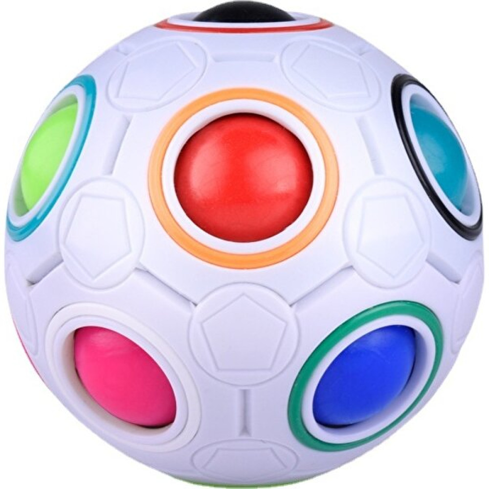 Bulmaca Dekompresyon Gökkuşağı Topu Çocuk Parmak Futbolu Yaratıcı Oyuncak (Yurt Dışından) - 10 Adet - Beyaz Oyun & Hobi Fiyatı