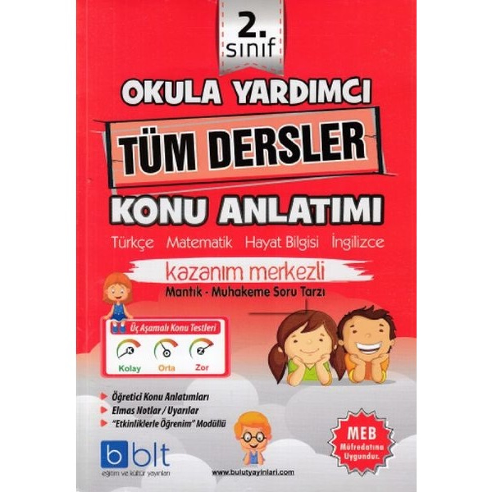 Bulut Eğitim ve Kültür Yayınları 2. Sınıf Okula Yardımcı Tüm Dersler Konu Anlatımı Tüm Dersler Fiyatı