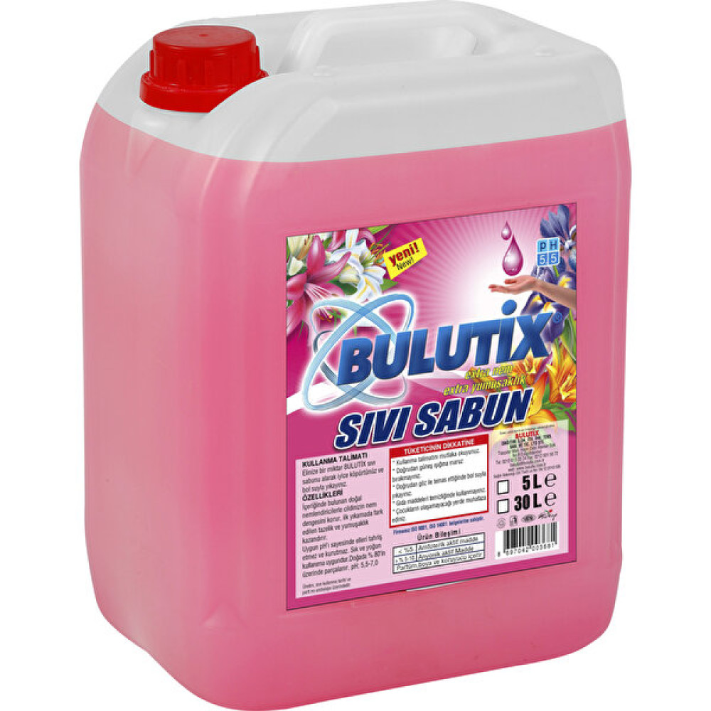 Bulutix Sıvı Sabun Pembe Kremli Çiçek Kokulu 5 lt El Bakımı Fiyatı