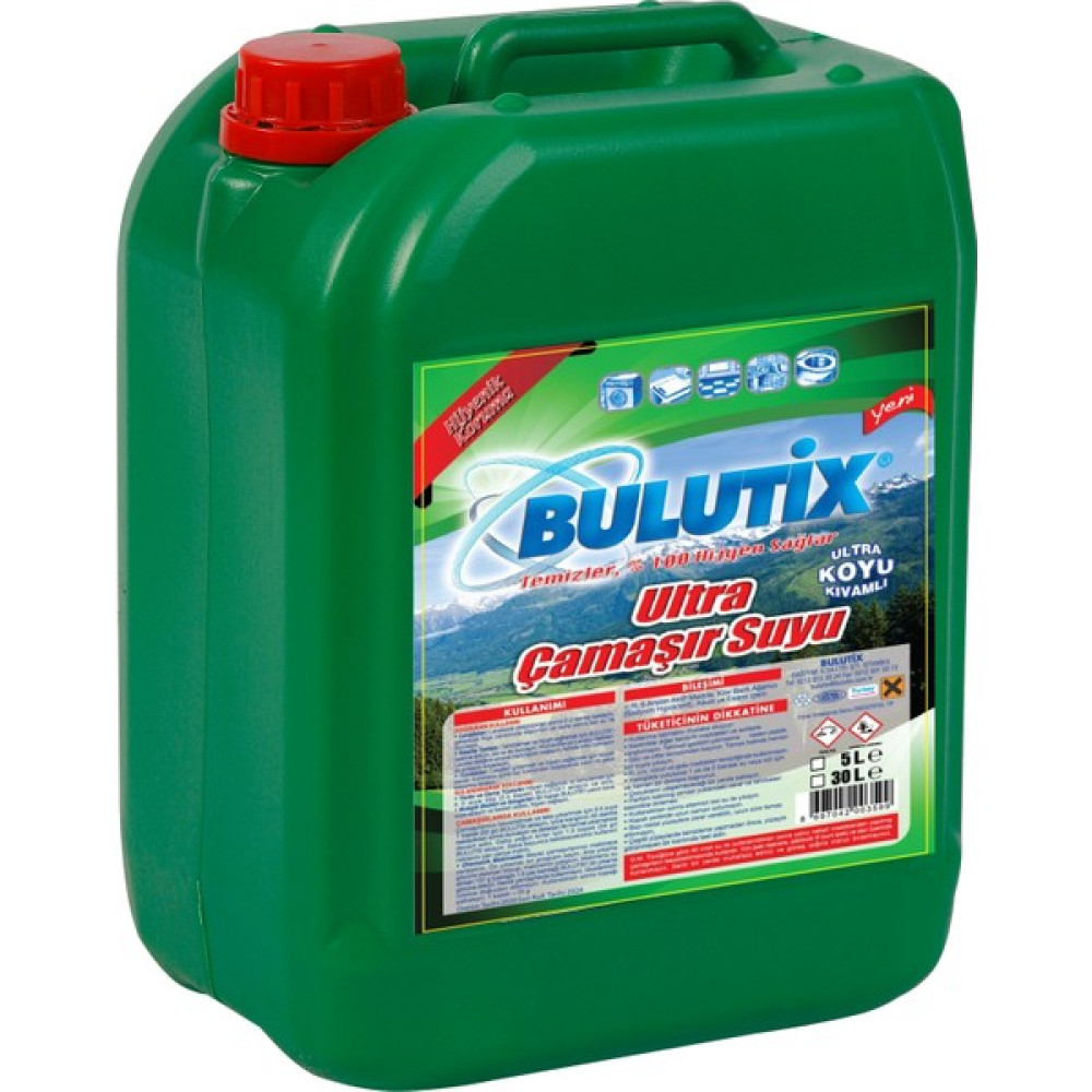 Bulutix Ultra Çamaşır Suyu Kıvamlı Yoğun Extra Klor 5kg - 5 lt Çamaşır Yıkama Fiyatı