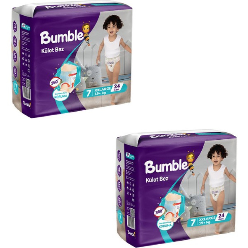 Bumble Külot Bez No:7 Xxl (2 Adet) - 7 Bebek Bezi Fiyatı