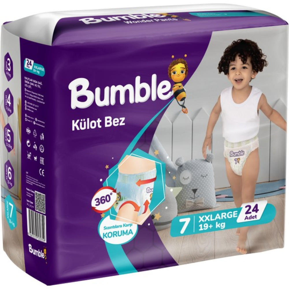 Bumble Külot Bez No:7 Xxl - 7 Bebek Bezi Fiyatı