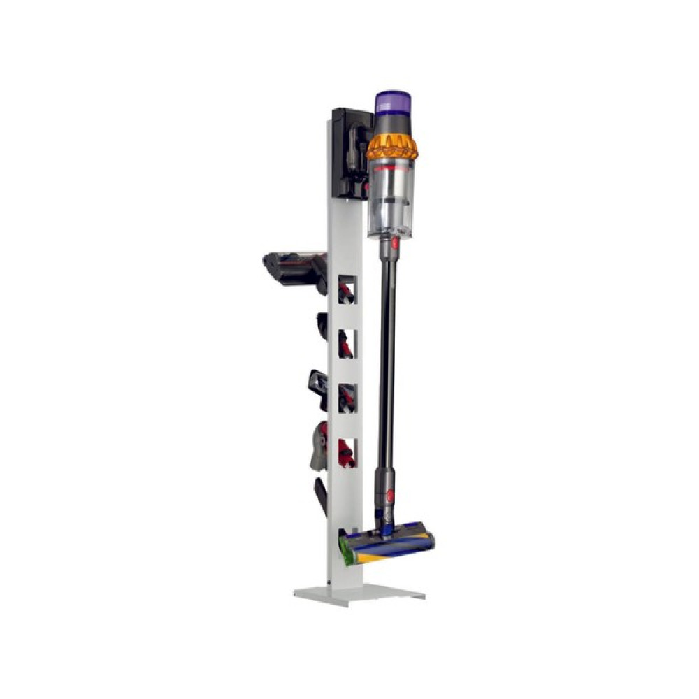 Bumech Dyson Uyumlu Şarjlı Süpürge Standı Beyaz Renk Kare Taban Elektrikli Süpürge Aksesuarları Fiyatı