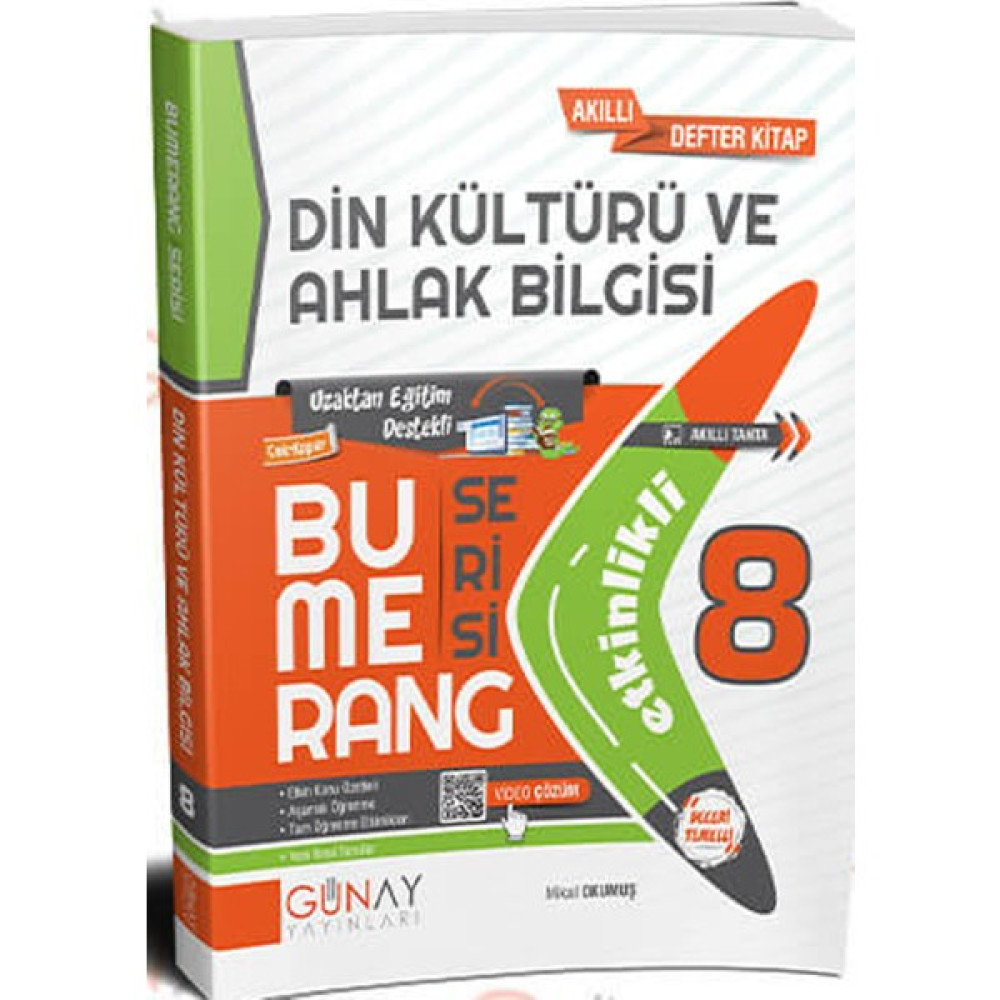 Bumerang 8. Sınıf Din Kültürü ve Ahlak Bilgisi Din Kültürü ve Ahlak Bilgisi Fiyatı