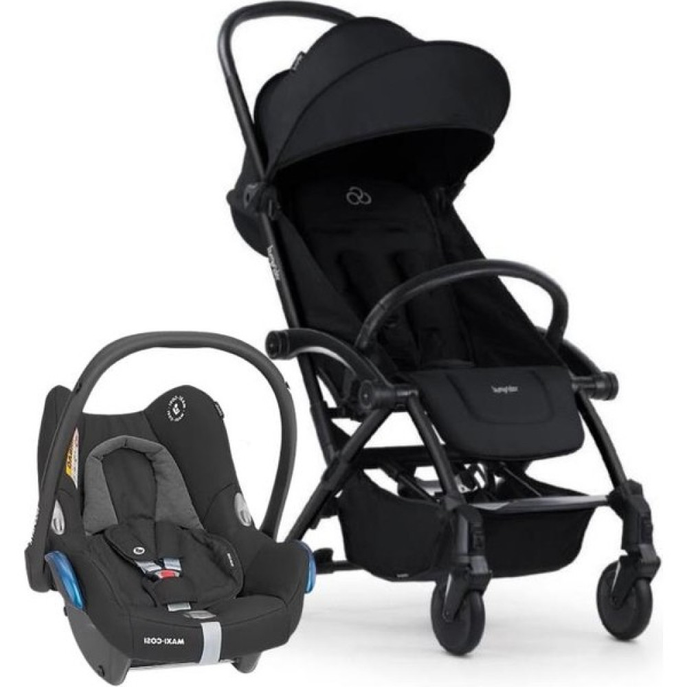 Bumprider Connect 3 Bebek Arabası Black-Black Travel Set Cabriofix Black - Black Siyah Bebek Arabası-Puset Aksesuarları Fiyatı