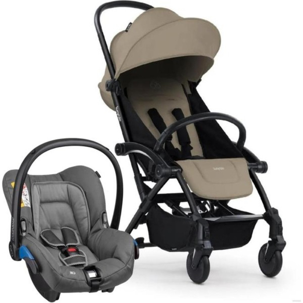 Bumprider Connect 3 Bebek Arabası Black-Sand Travel Set Citi-2 Grey - Siyah Bebek Arabası-Puset Aksesuarları Fiyatı
