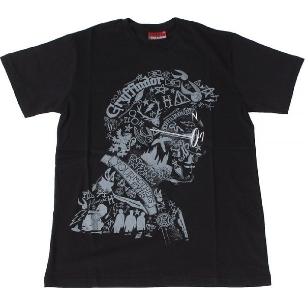 Bunlardan İstiyorum Harry Potter No:10 Tişört Siyah Erkek T-shirt Fiyatı