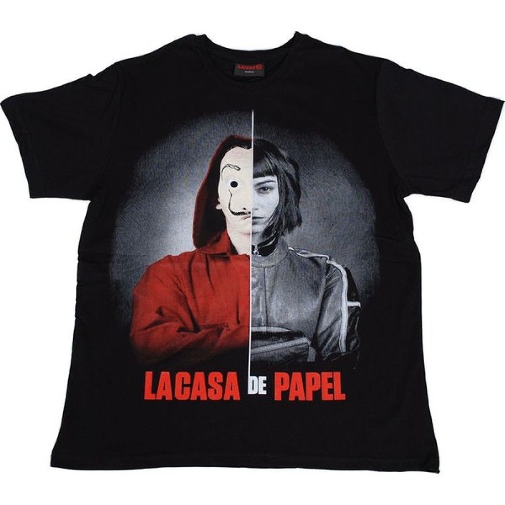 Bunlardan İstiyorum La Casa De Papel Tokyo Tişört Siyah Erkek T-shirt Fiyatı