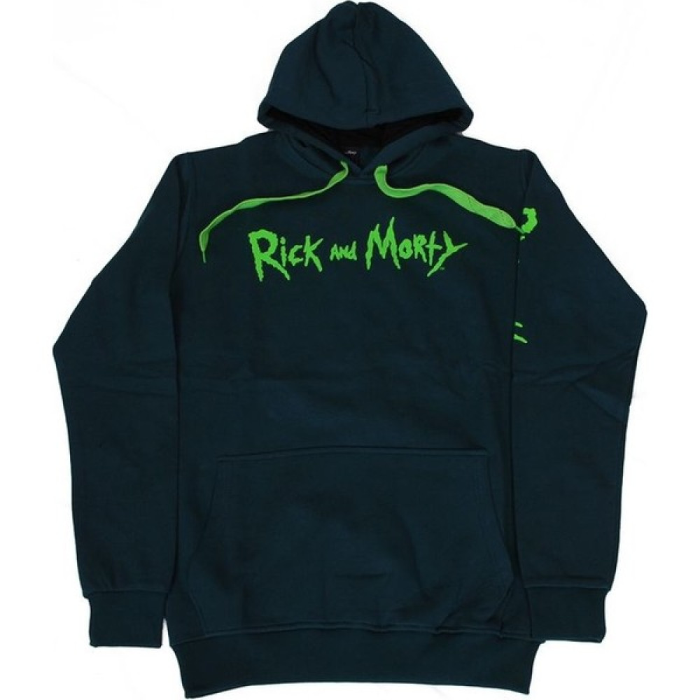 Bunlardan İstiyorum Rick And Morty Gta Kapüşonlu Sweatshirt Yeşil Erkek Sweatshirt Fiyatı