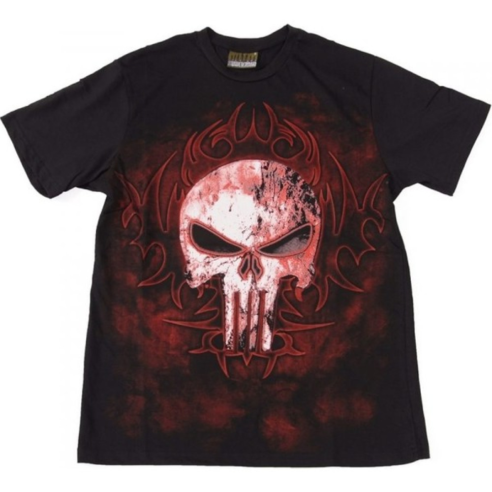 Bunlardan İstiyorum The Punisher Logo No 2 Tişört Siyah Erkek T-shirt Fiyatı