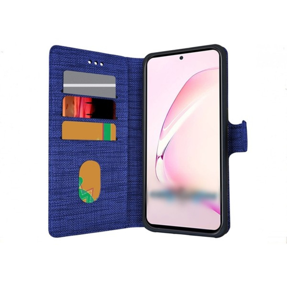 Bunnys Xaiomi Redmi 8A Kılıf Kumaş Cüzdan Kılıf Kapaklı Kılıf - Mavi Cep Telefonu Kılıfı Fiyatı